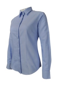 R232   訂購修身女款恤衫  來樣訂造女裝長袖恤衫  香港  Wyeth   恤衫製衣廠